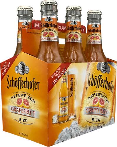 Schofferhofer Grapefruit Radler Beer - 6 pack, 11.2 fl oz bottles