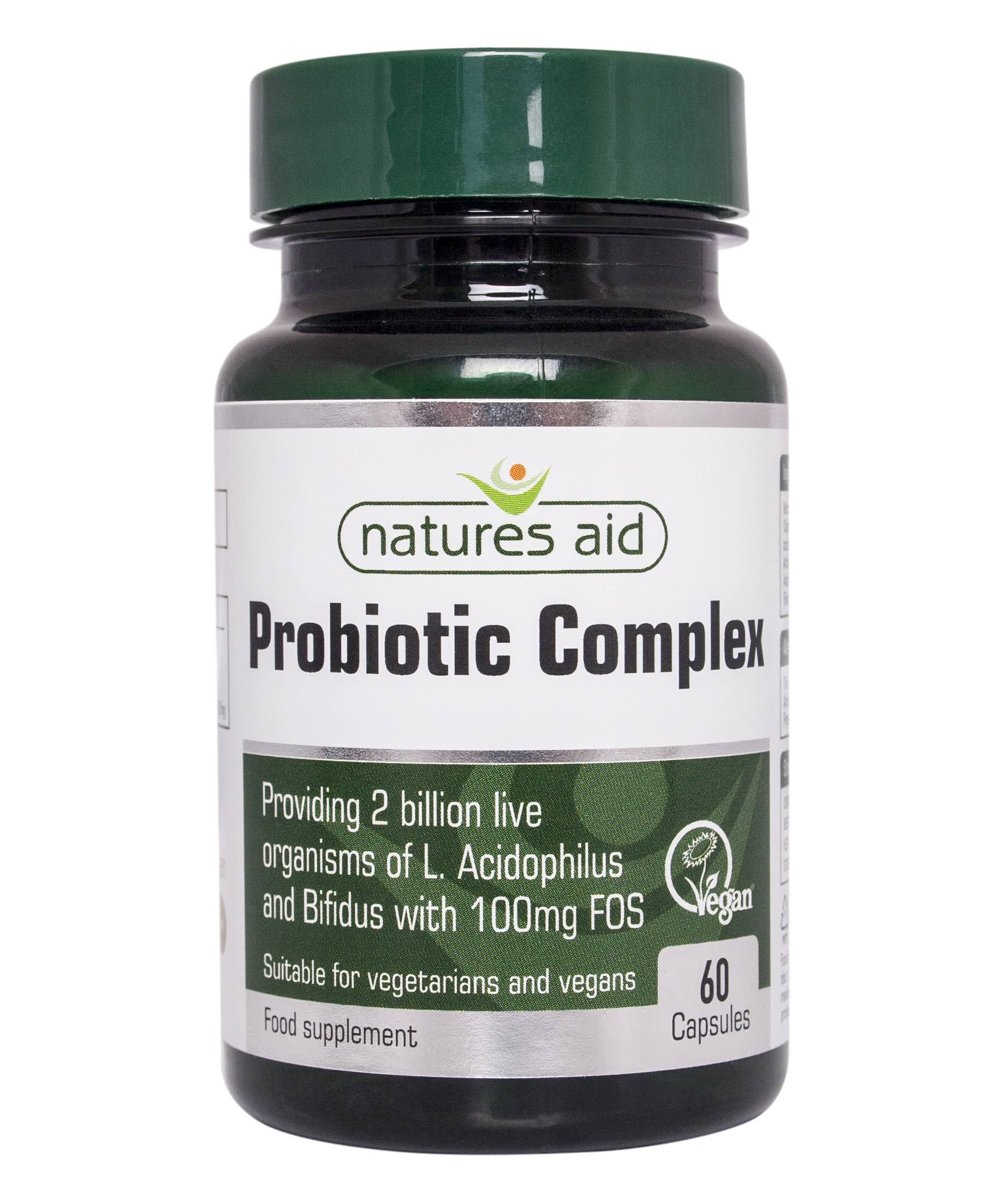 Nature's Aid Probiotic Complex Food Supplement - 60 Capsules