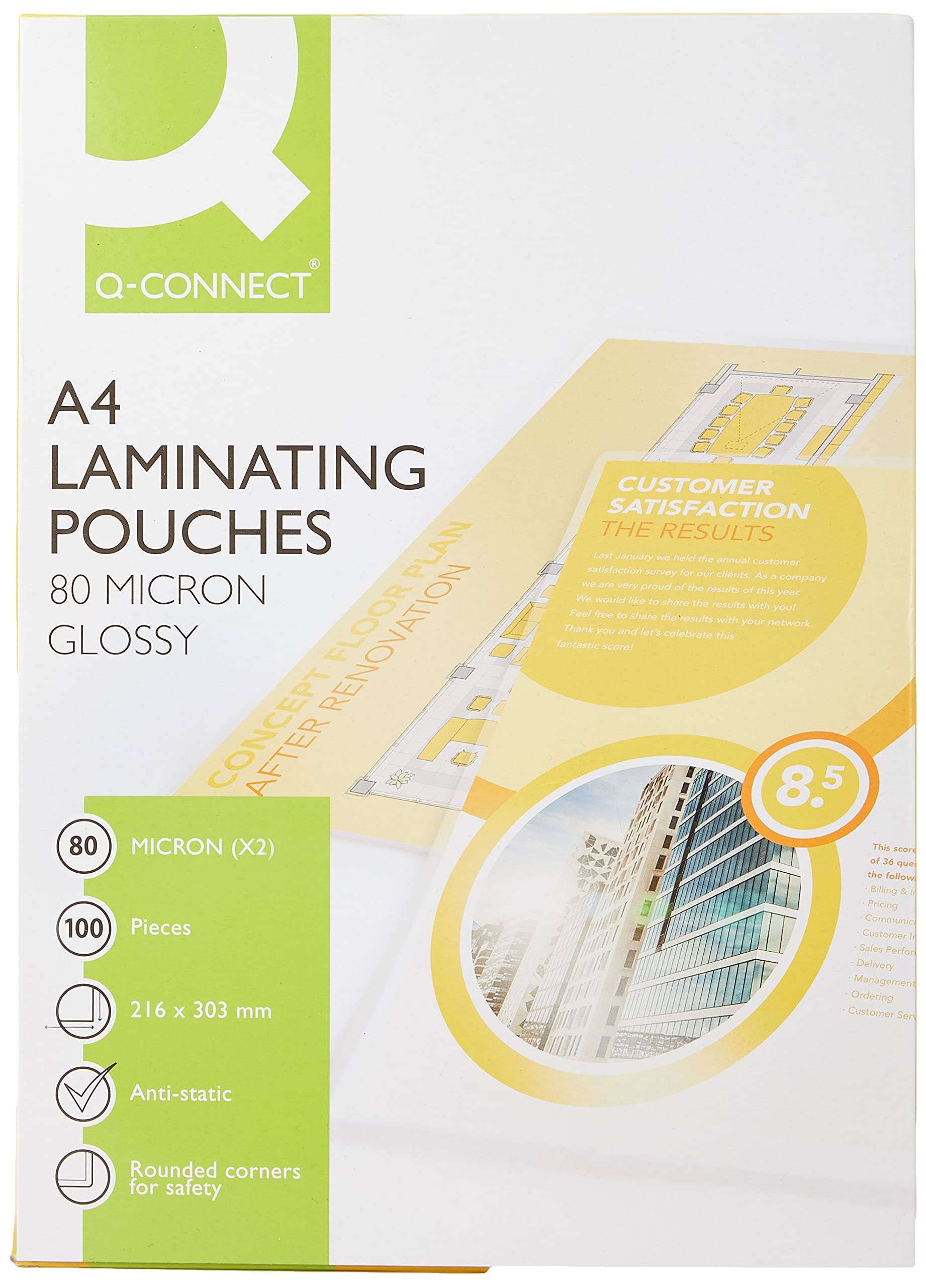 Q-Connect A4 Laminating Pouch