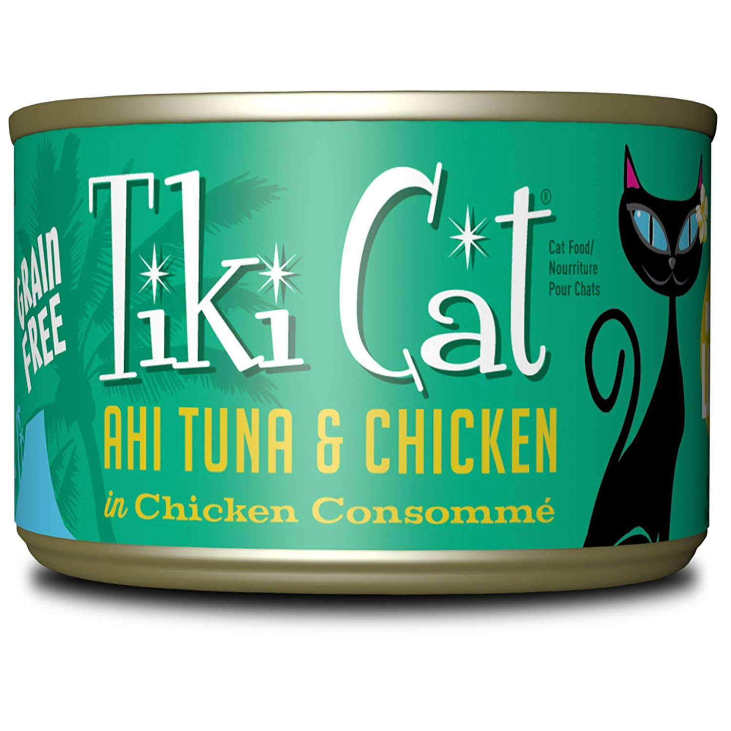 Tiki Cat Hookena Luau Ahi Tuna & Chicken Wet Cat Food 6oz