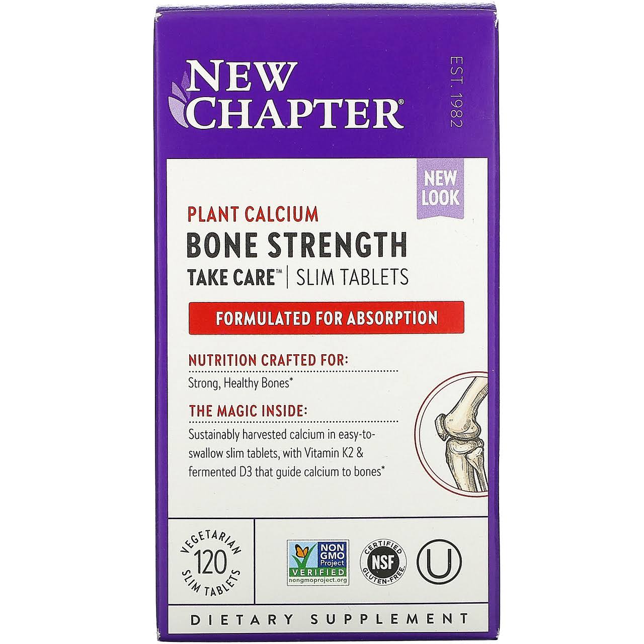 New Chapter Bone Strength Take Care Slim Tablets - 120 Tablets