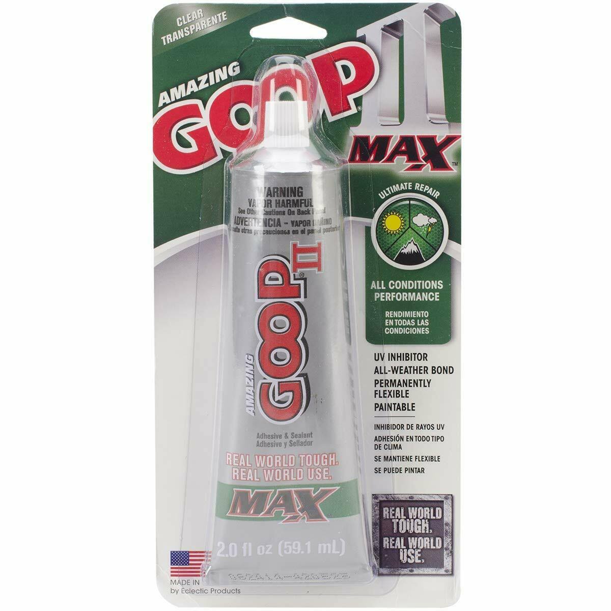 Amazing Goop II Max All Weather Multi-Purpose Adhesive - 2 oz