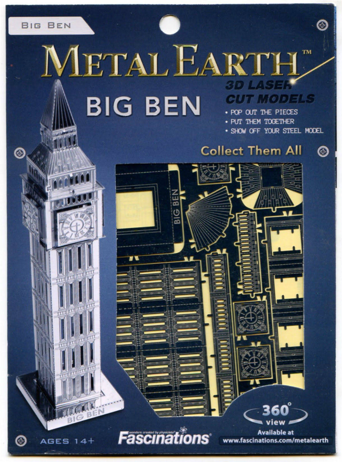 Fascinations Metal Earth 3d Laser Cut Model, Big Ben