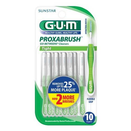 Sunstar Gum Proxabrush Go Betweens Cleaners - 10pk