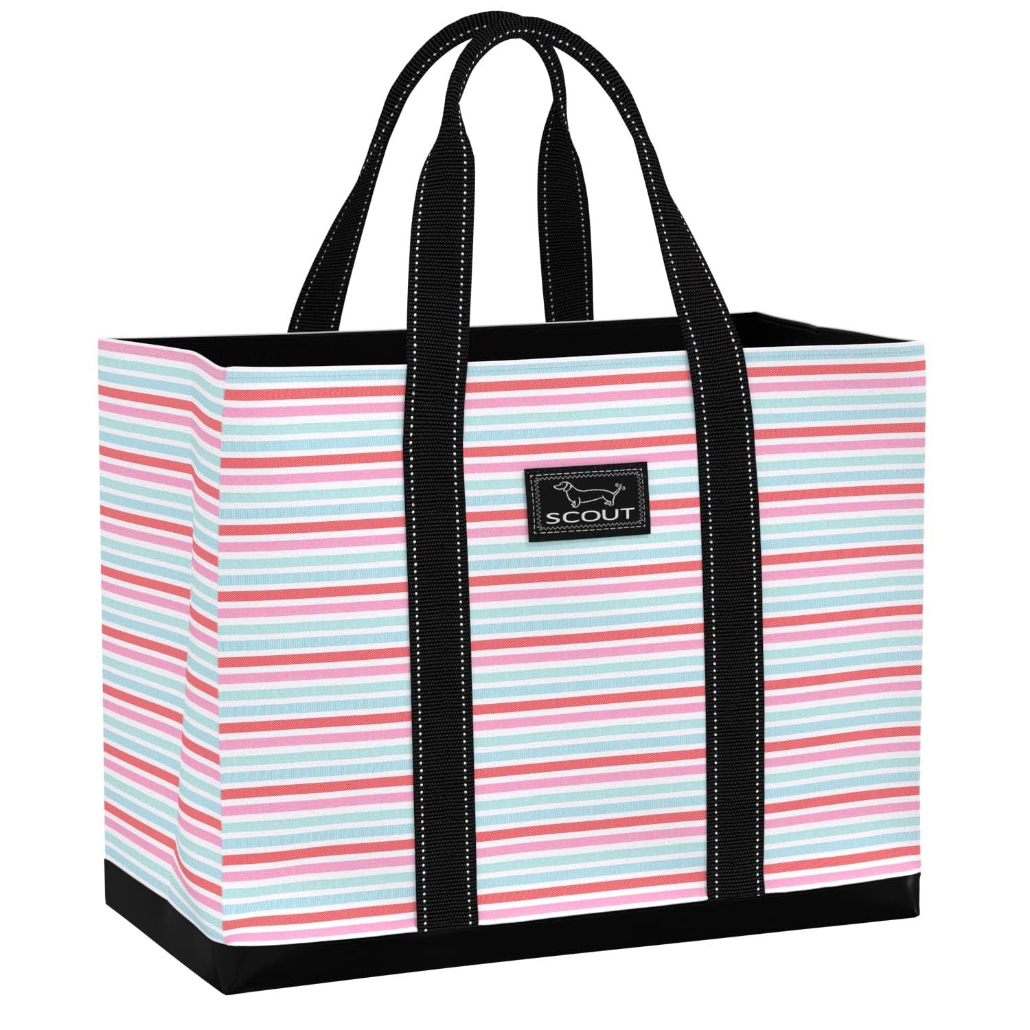 Scout Pink & Mint Green Popsicle Road Stripe Deano Tote One Size