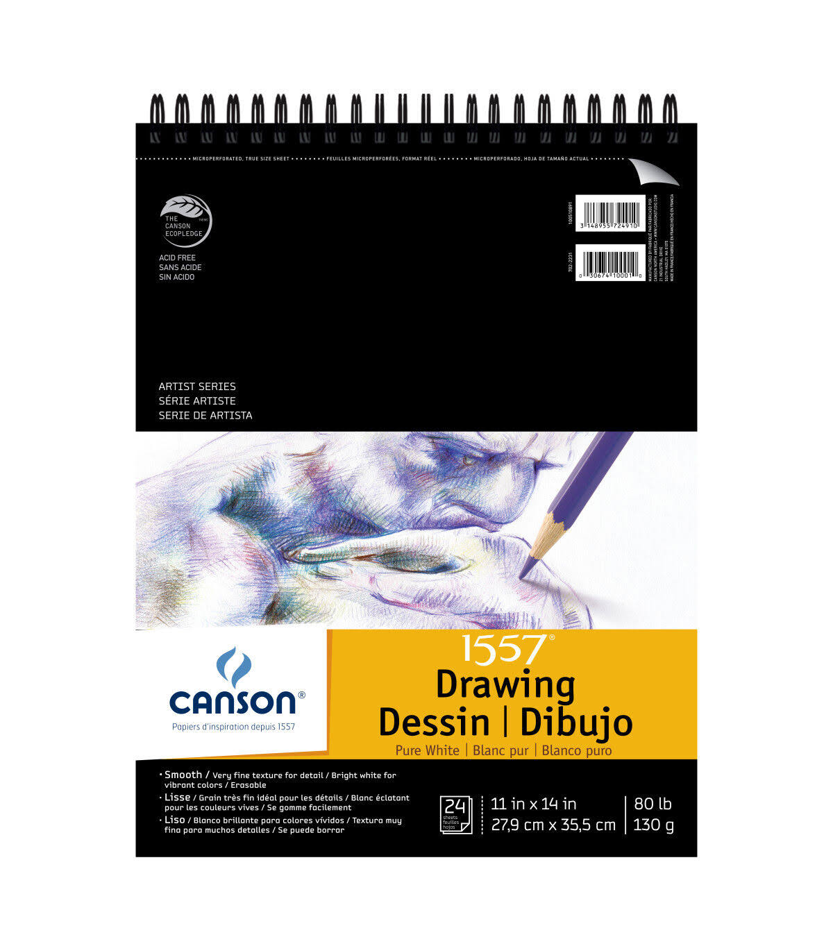 Canson Drawing Sheet Pad - 11"x14"