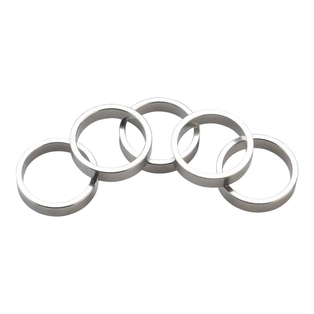 Wheels Manufacturing Headset Spacer - 20mm, 1-1/8", Silver
