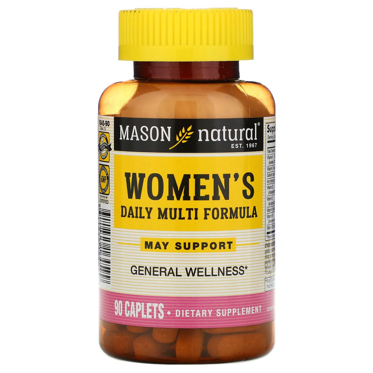 Mason Natural Women's Daily Formula Multivitamin Caplets - x90