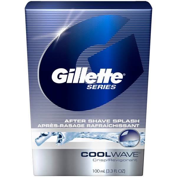 Gillette Series Cool Wave Crisp After Shave Splash - 3.3oz