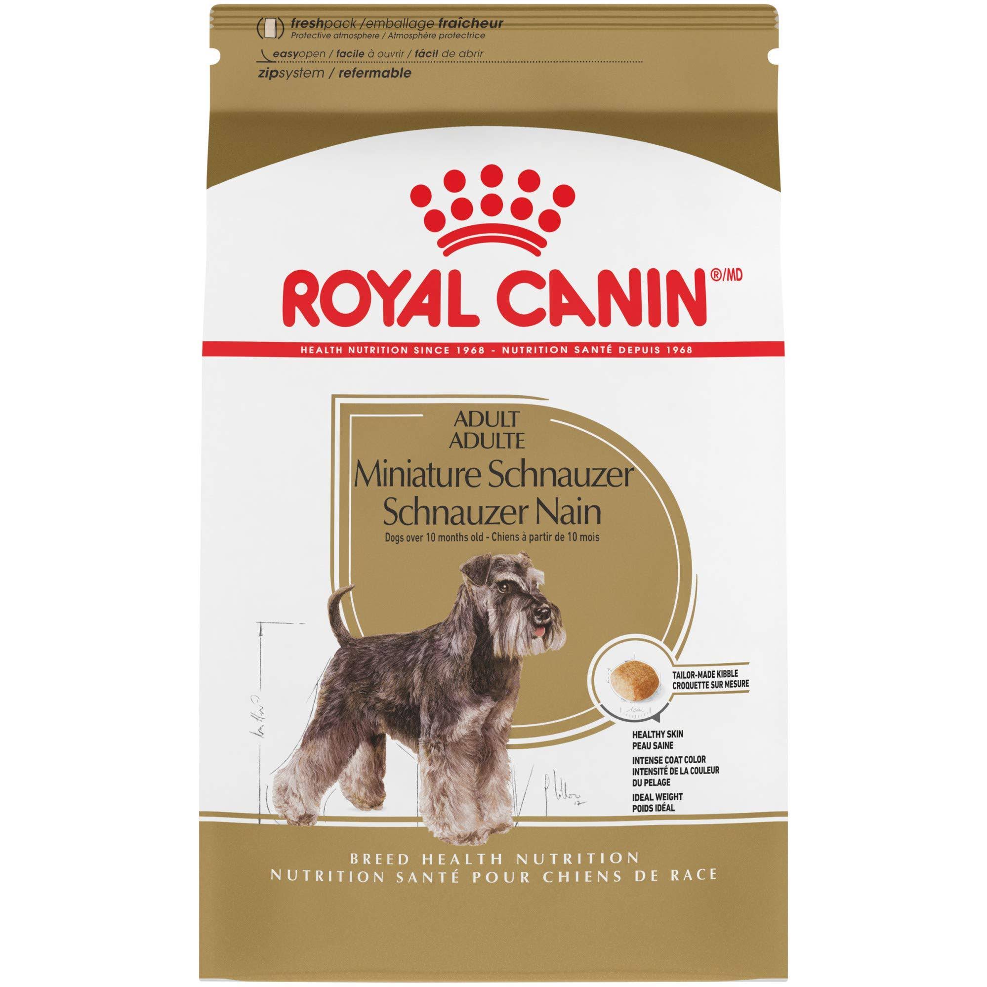 Royal Canin Miini Canine Health Nutrition Miniature Schnauzer Adult Dry Dog Food - 10lbs