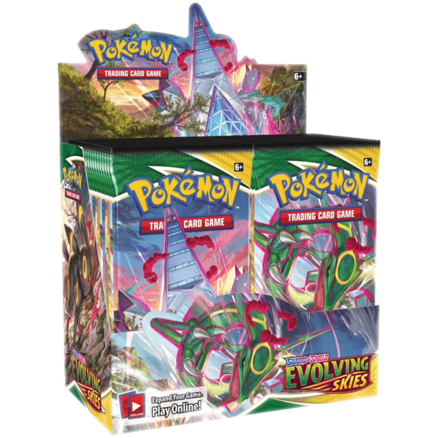 Official Pokémon TCG: Sword & Shield-Evolving Skies Booster Display Box (36 Packs)