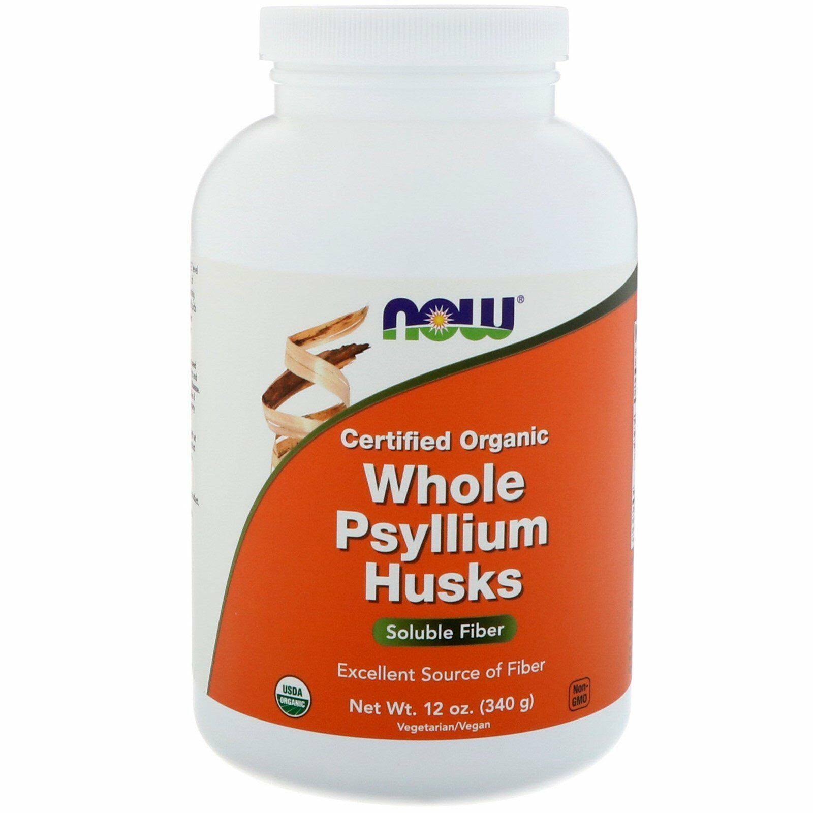 Now Foods Organic Psyllium Husk - 12oz