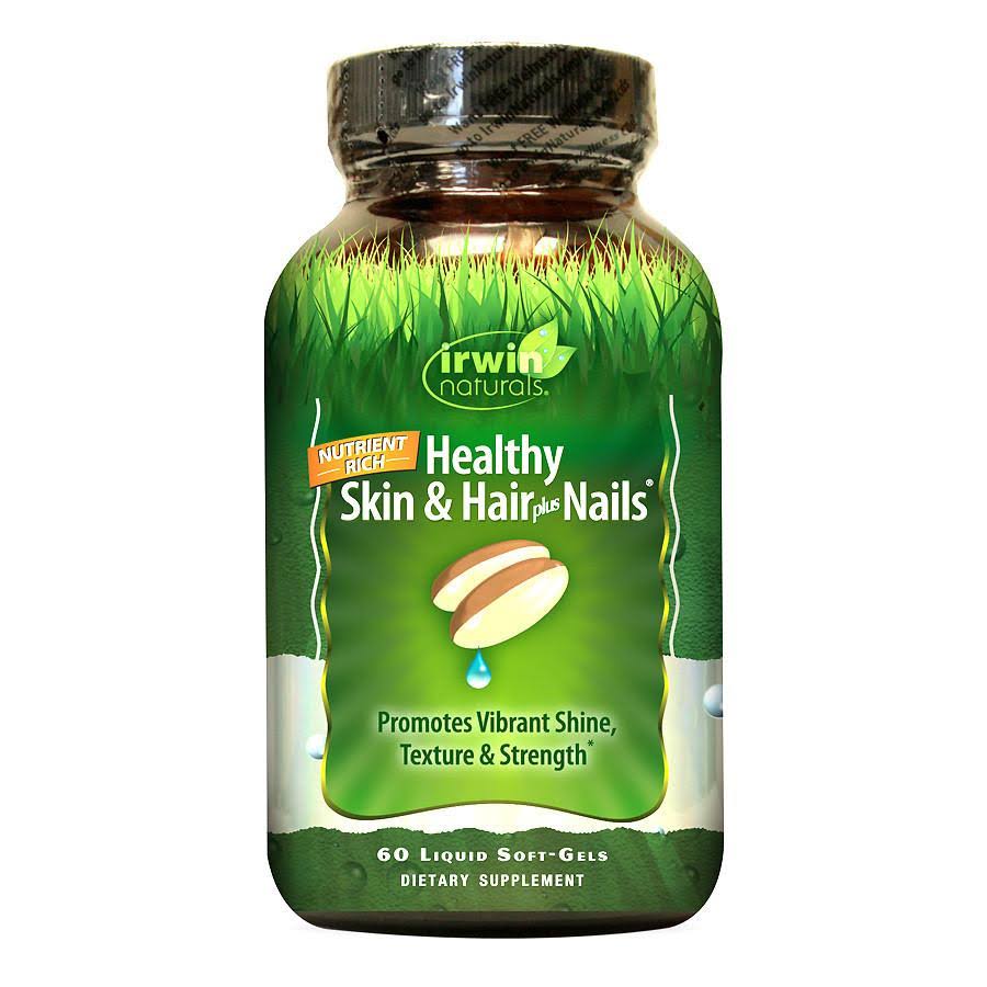 Irwin Naturals Healthy Skin and Hair Plus Nails Dietary Supplement - 60ct