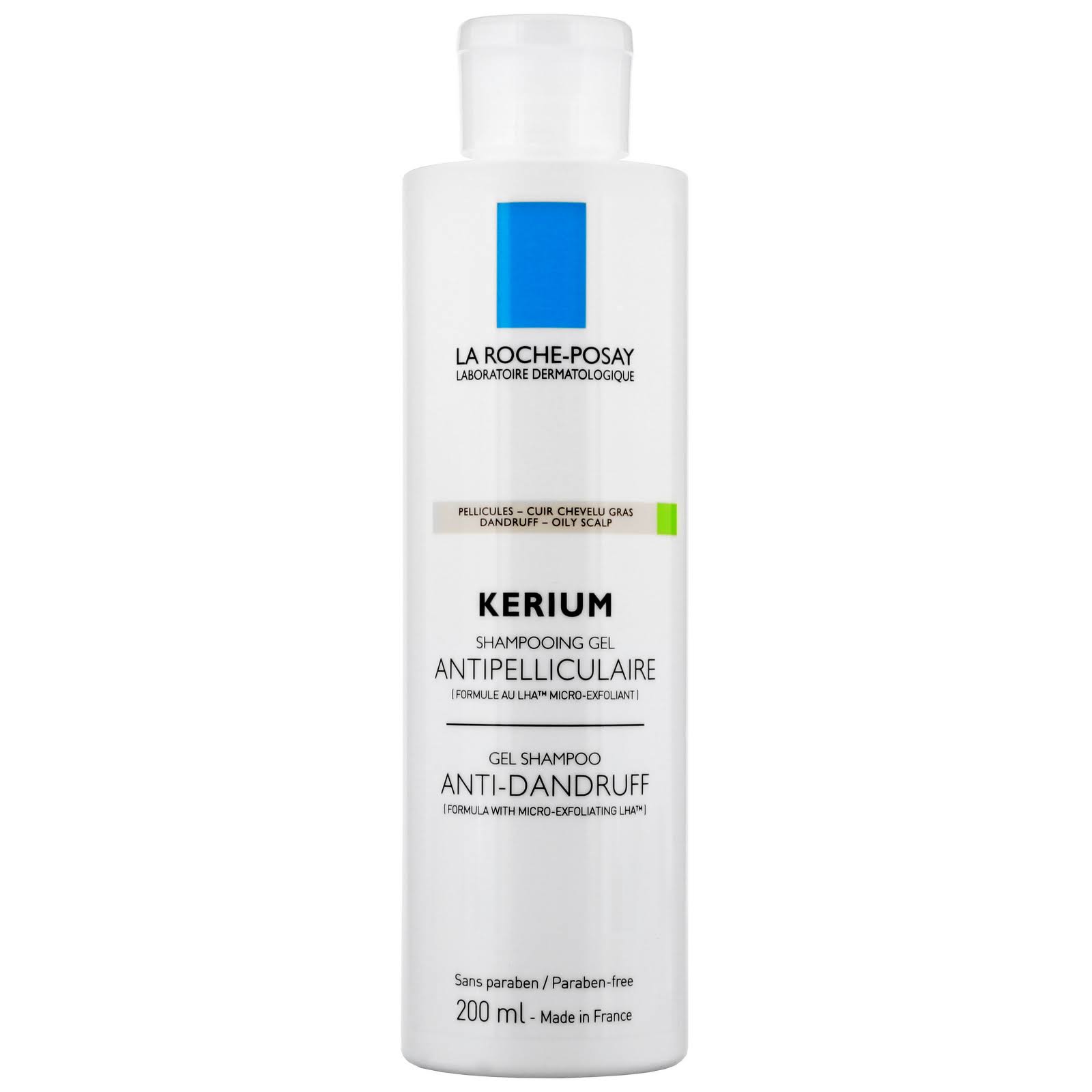 La Roche-Posay Kerium Anti-Dandruff Gel Shampoo For Oily Scalp - 200ml