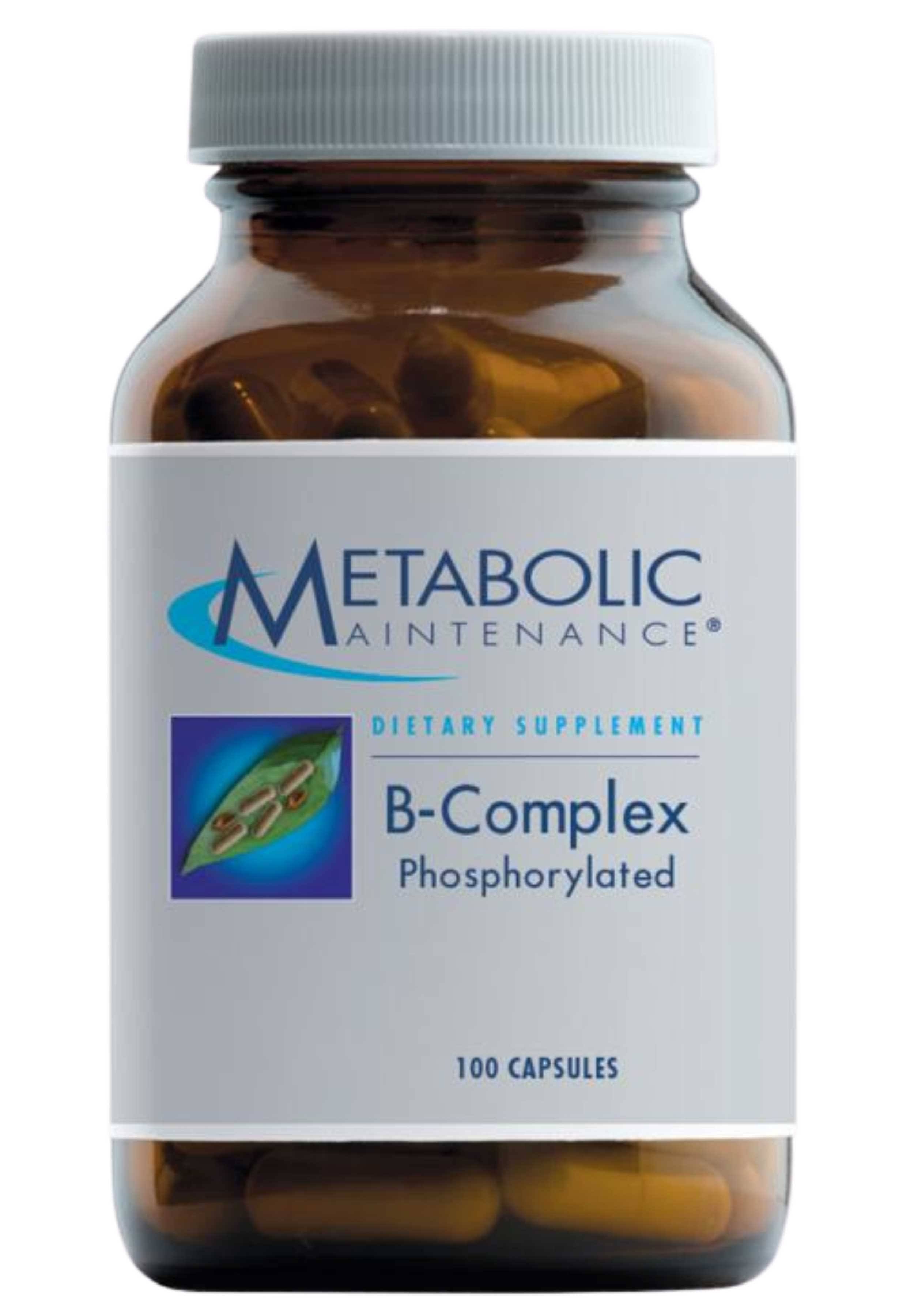 Metabolic Maintenance B Complex Phosphorylated Dietary Supplement - 100ct