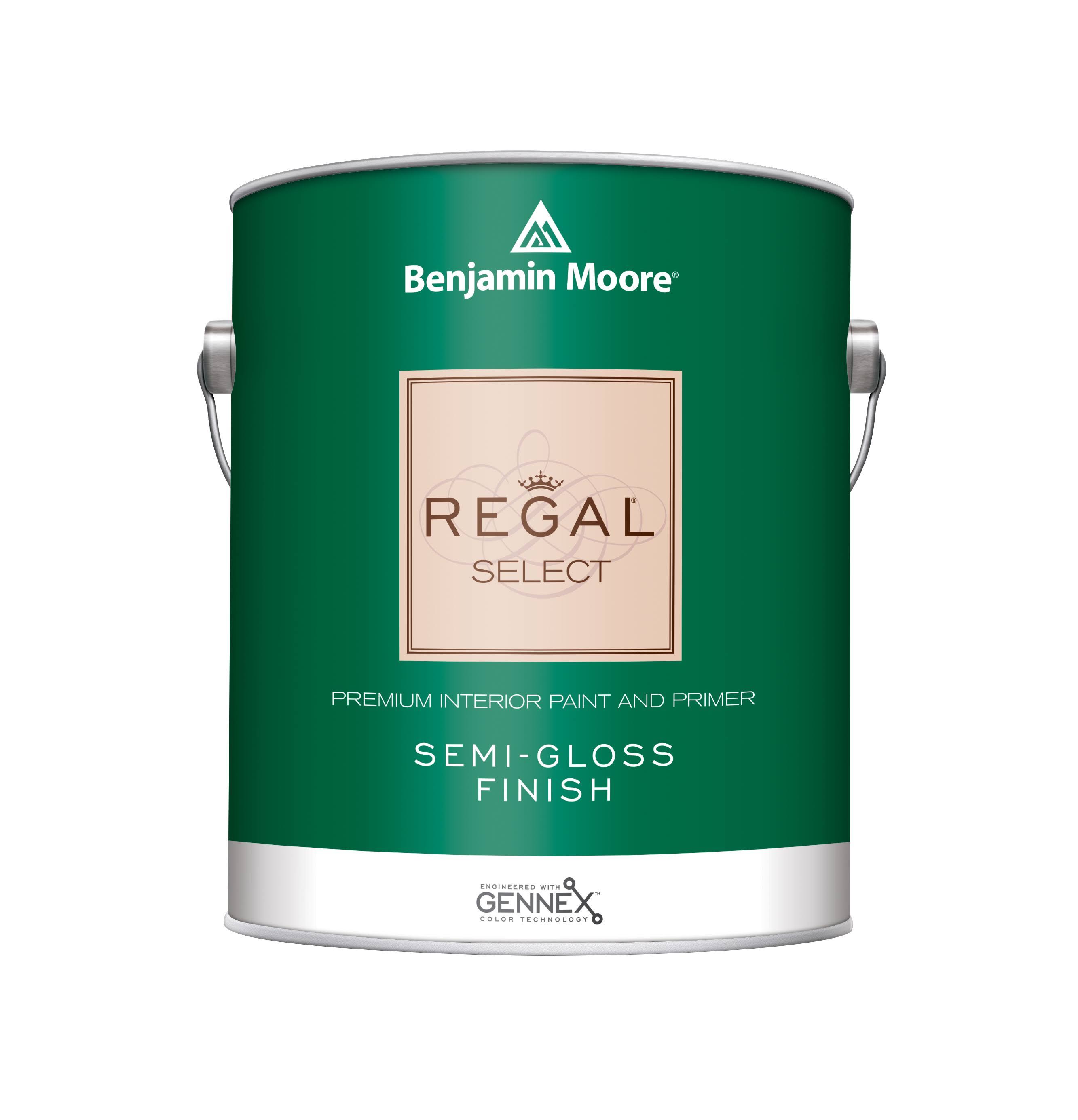 Benjamin Moore Regal Select Interior Paint Semi Gloss White RM Quart