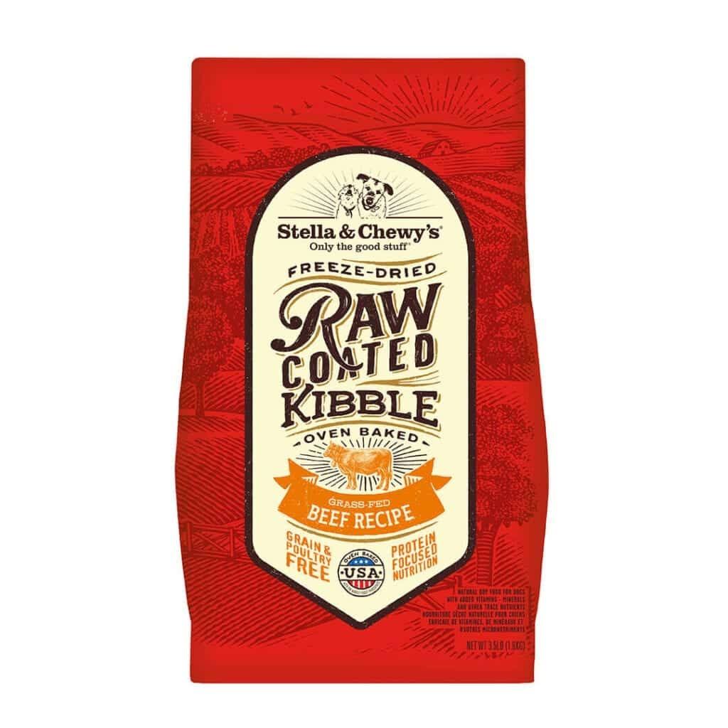 Stella & Chewy's Raw Coated Kibble Grass-Fed Beef Recipe Grain-Free Dry Dog Food