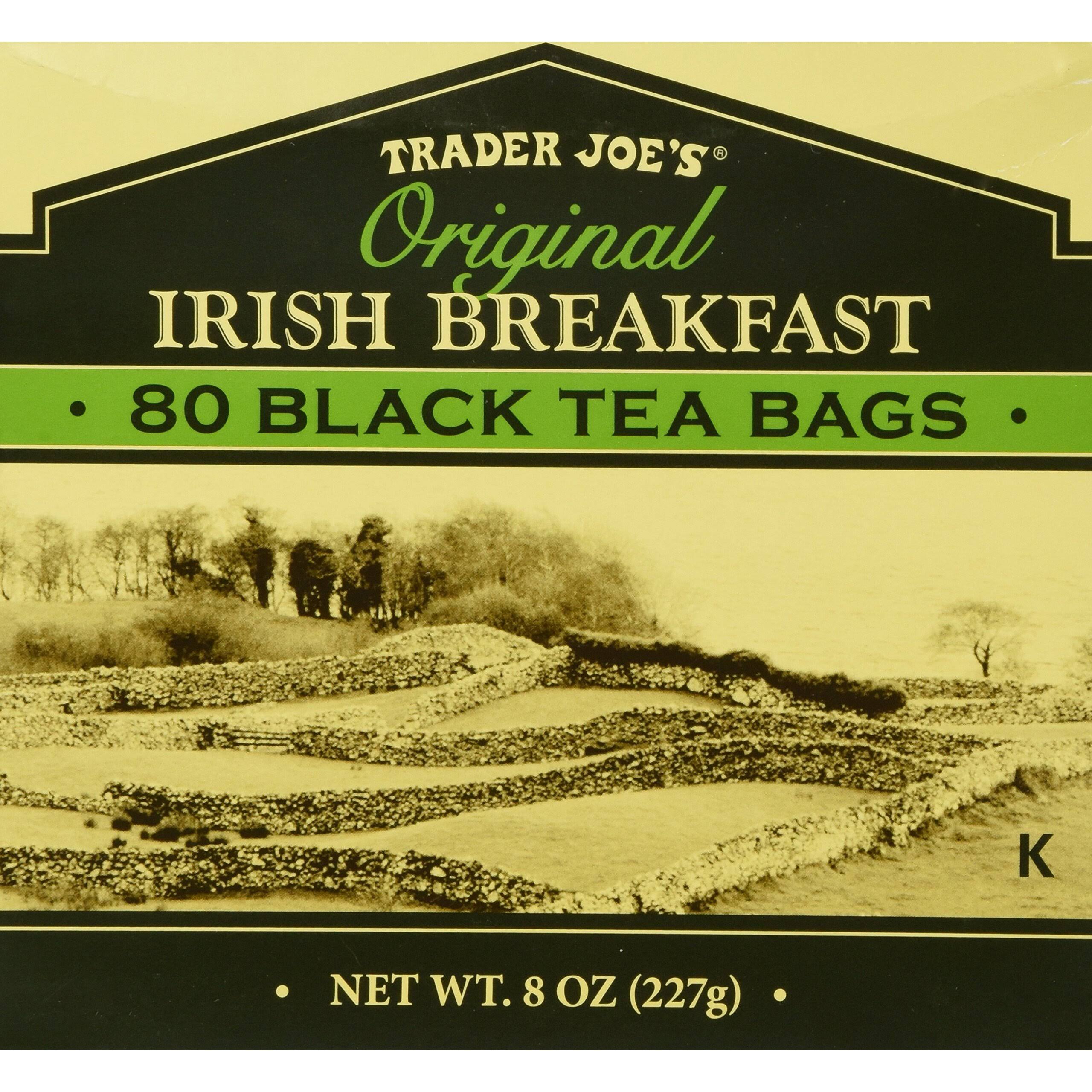 Trader Joe's Original Irish Breakfast Tea (80 Black Tea Bags Per Box)