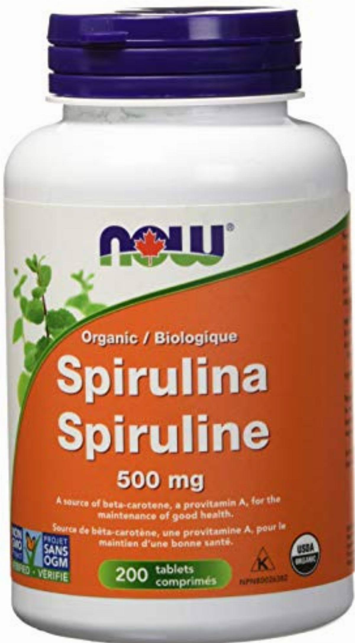 Now Spirulina Dietary Supplement - 180ct