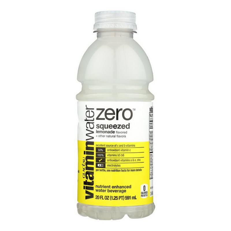 vitaminwater Zero Squeezed, Electrolyte Enhanced Water w/ Vitamins, Le