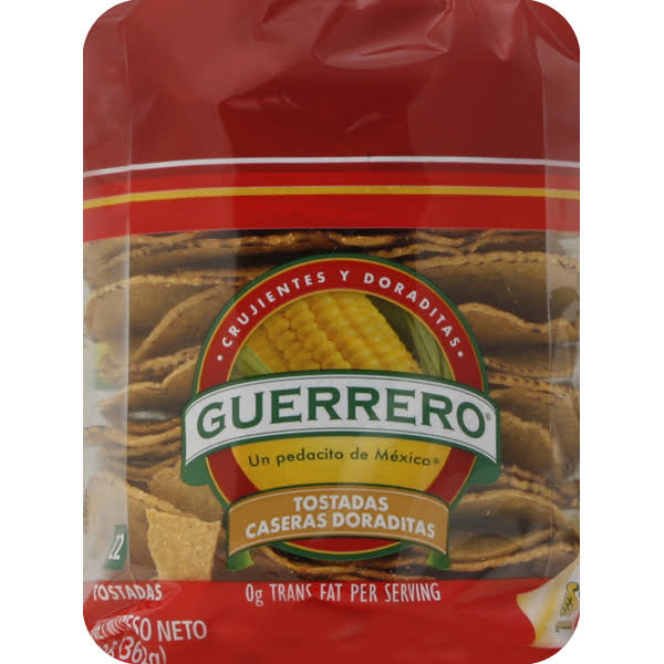 Guerrero Tostadas, Caseras Doraditas - 22 tostadas, 12.8 oz
