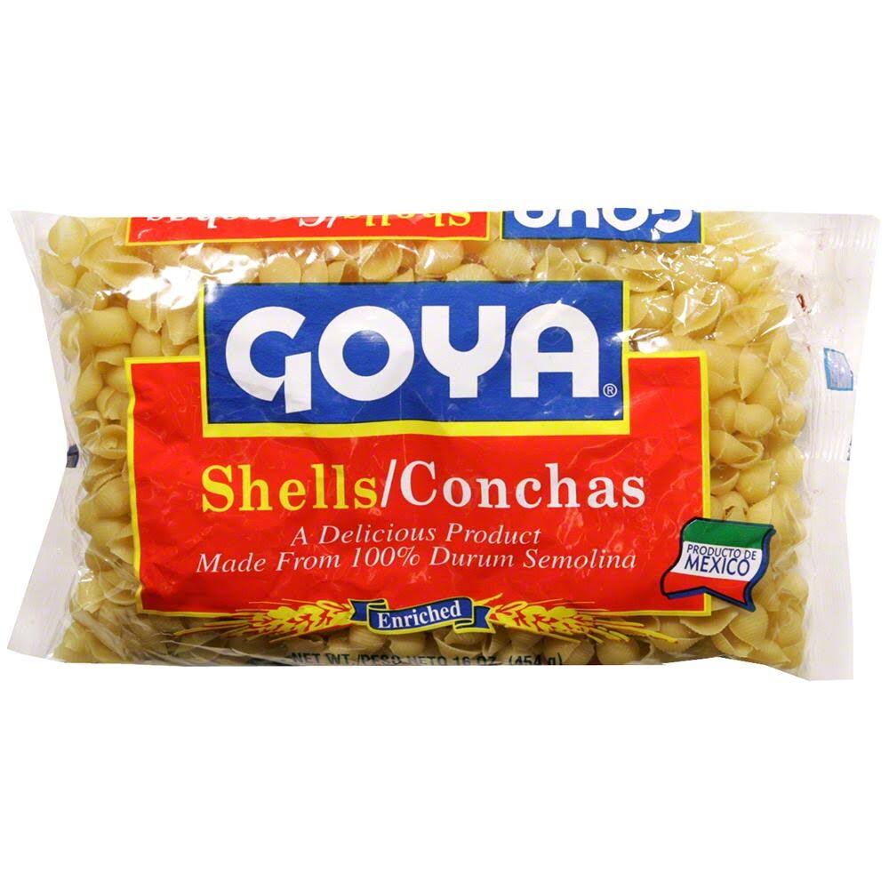 Goya Enriched Pasta - Shells, 16oz