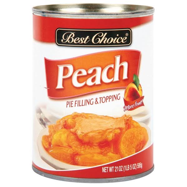 Best Choice Peach Pie Filling & Topping