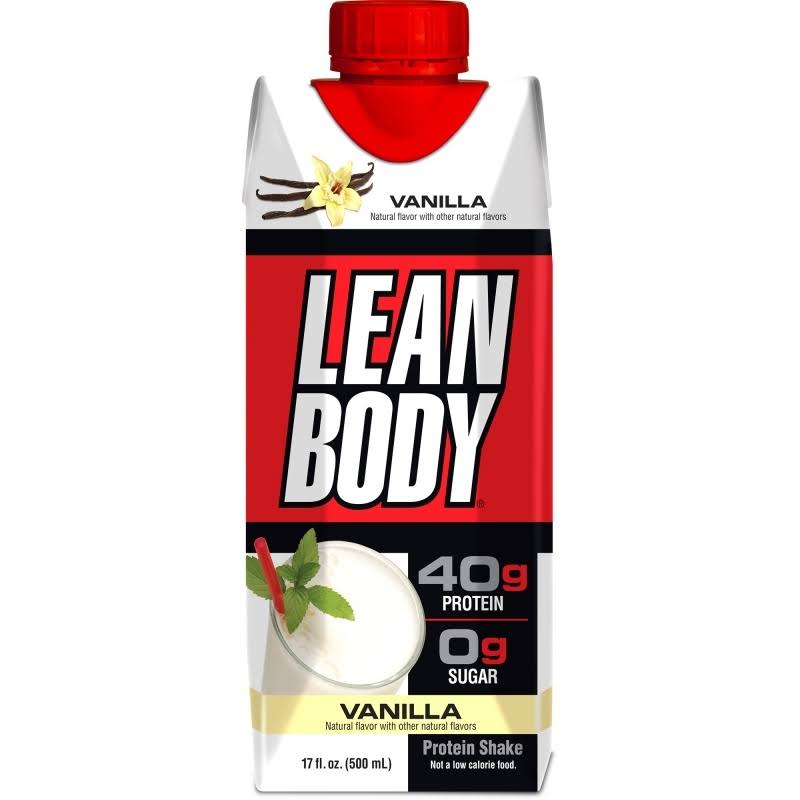 Lean Body Hi-protein Milk Shake - Vanilla Ice Cream, 17oz