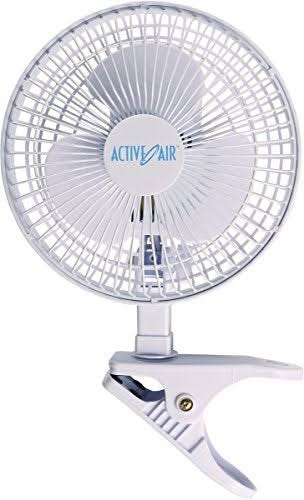 Active Air Clip On Fan - White, 6"