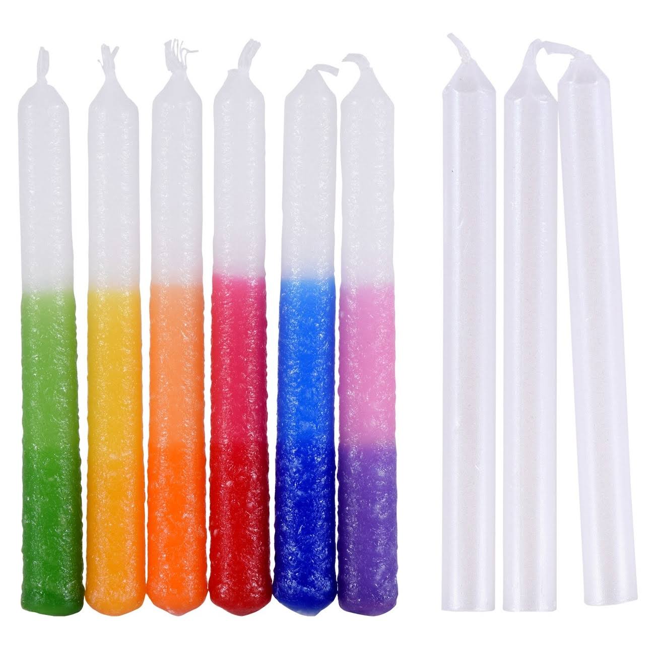 48 Colorful Party Candles, 8-Ct. Packs at Dollar Tree