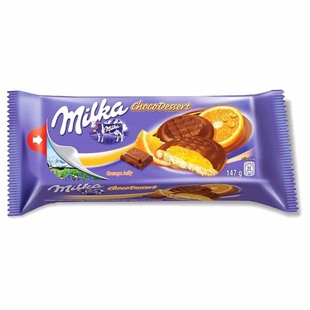 Milka Choco Dessert Bar - Orange Jelly, 147g