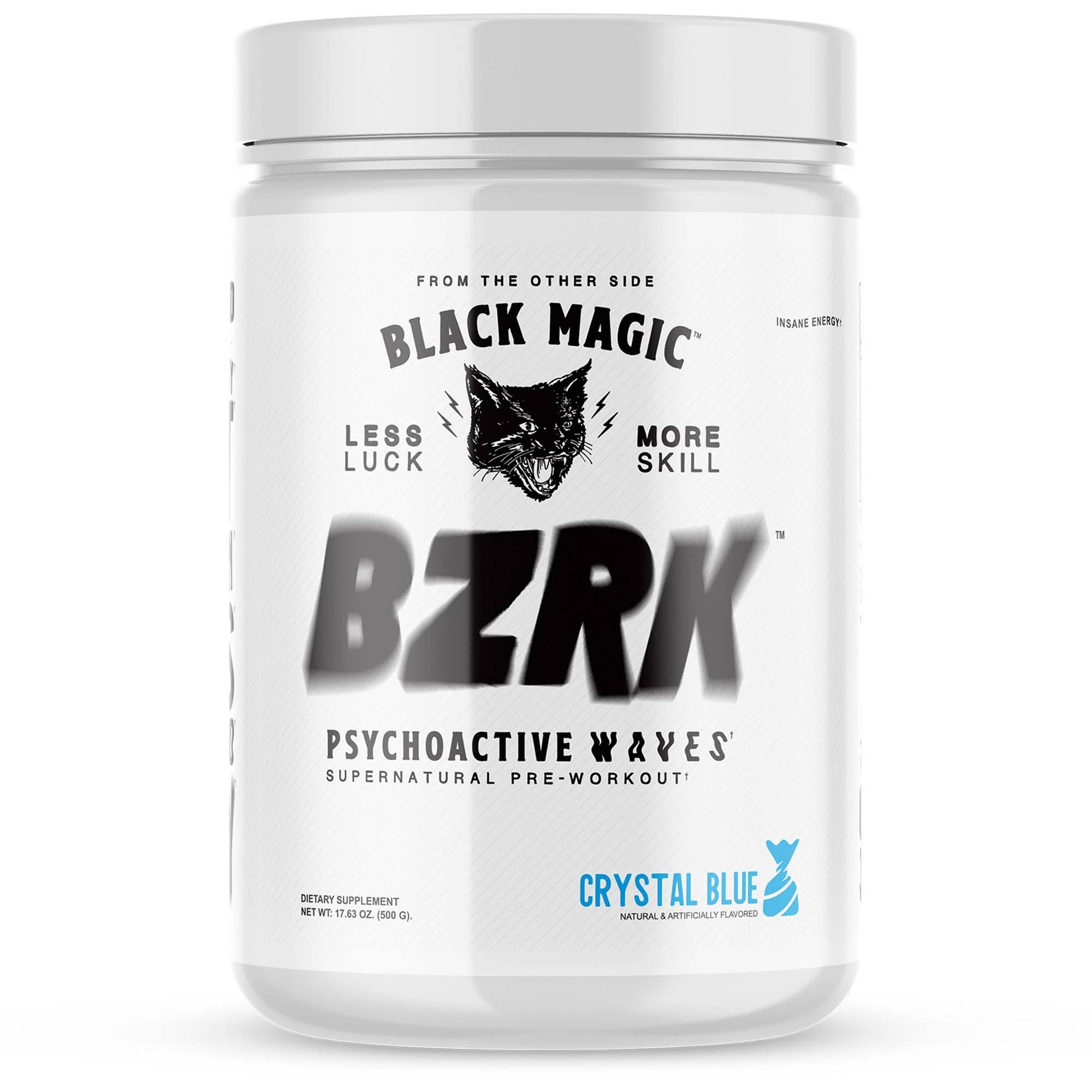Black Magic BZRK Pre Workout 500g Crystal Blue