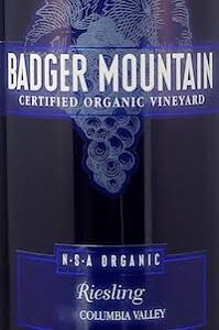 Badger Mountain Organic Riesling, Columbia Valley - 750 ml bottle