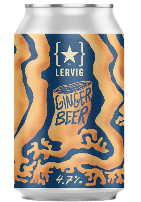 Lervig- Ginger Beer 4.7% ABV 440ml Can