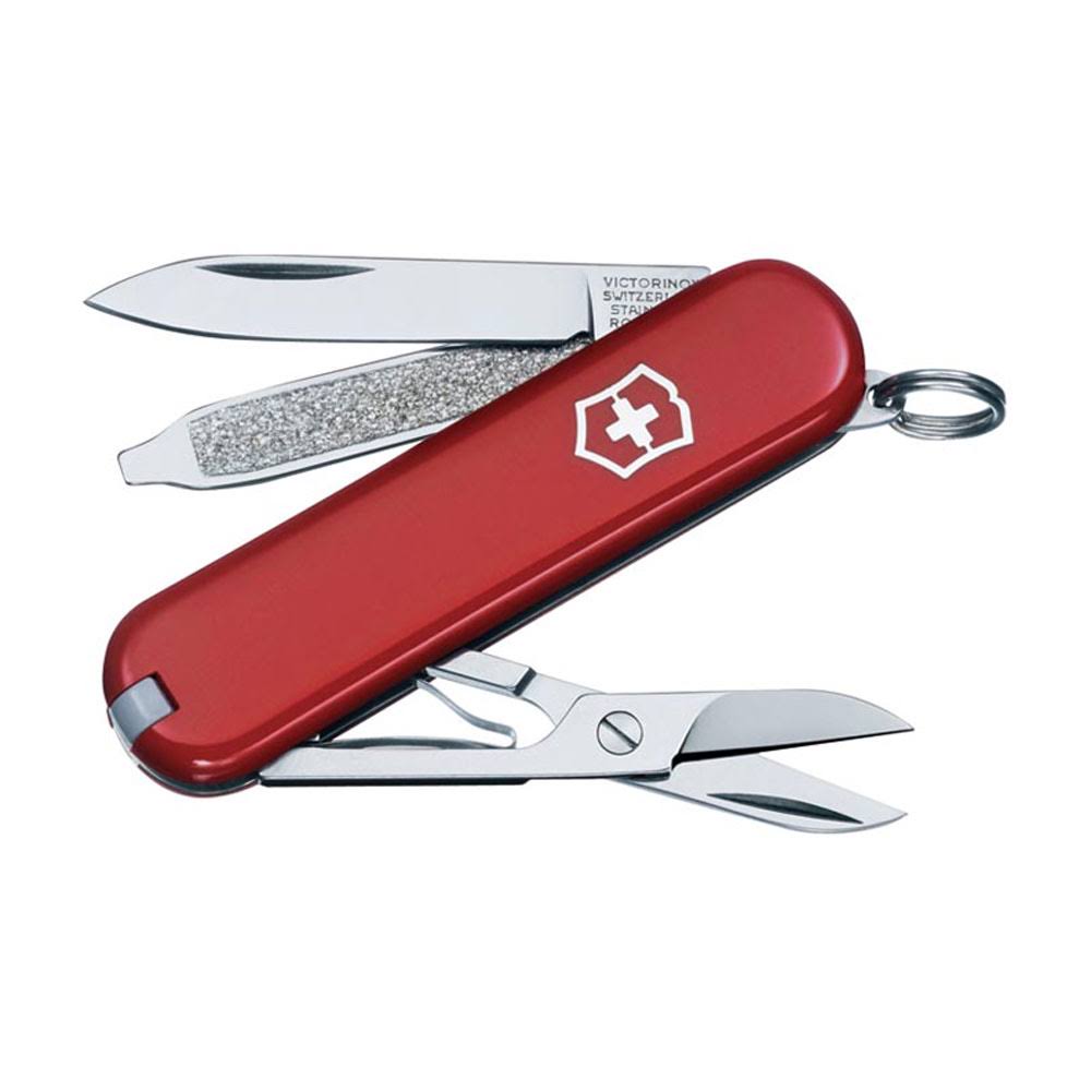 Victorinox Classic 7-Function Swiss Army Knife Red
