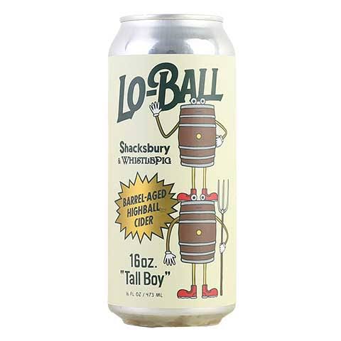 Shacksbury/Whistlepig Lo-Ball Barrel-Aged Highball Cider - 16oz Can