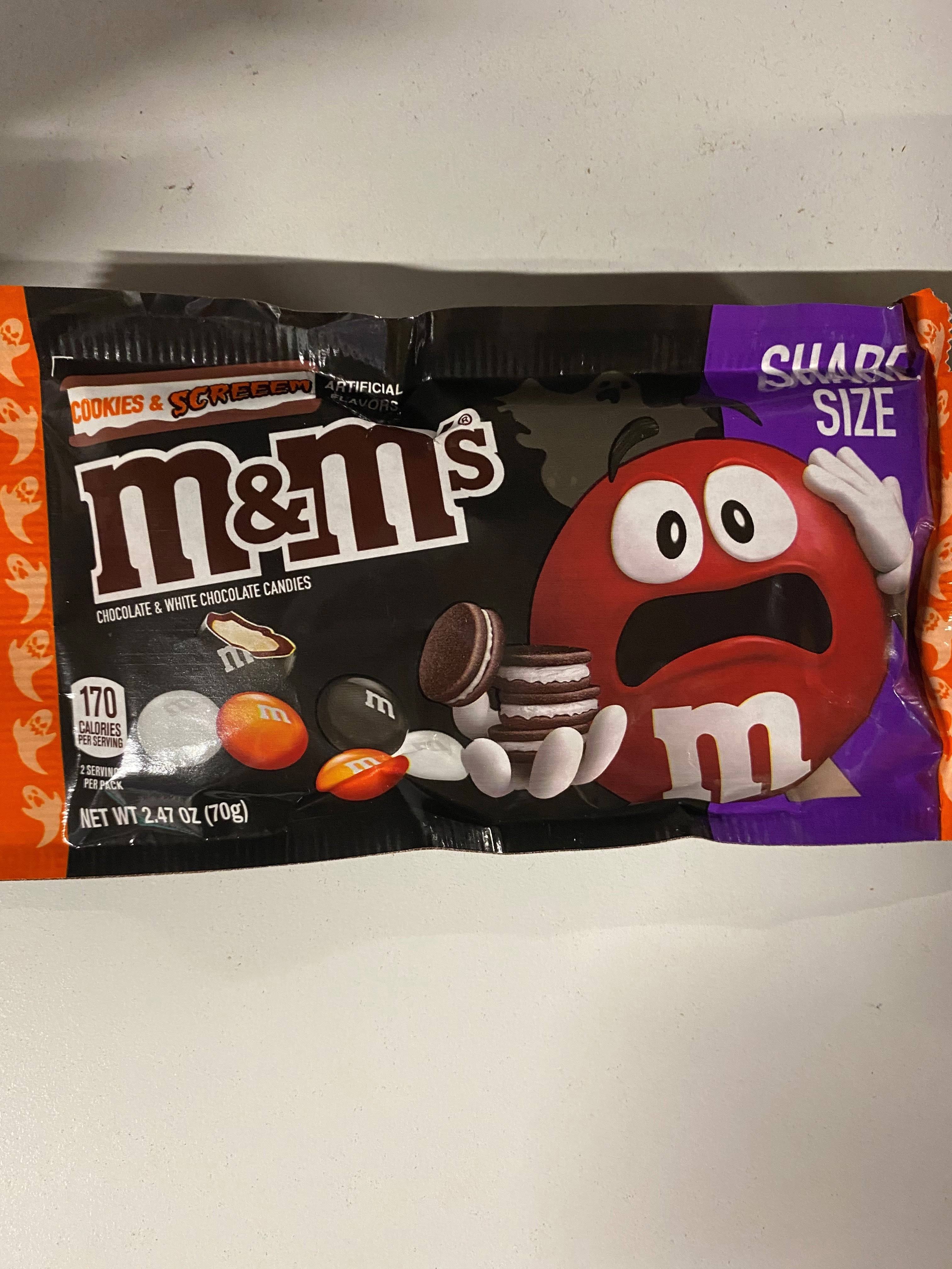 M&M's Cookies & Screem Chocolate Halloween Candy Share Size