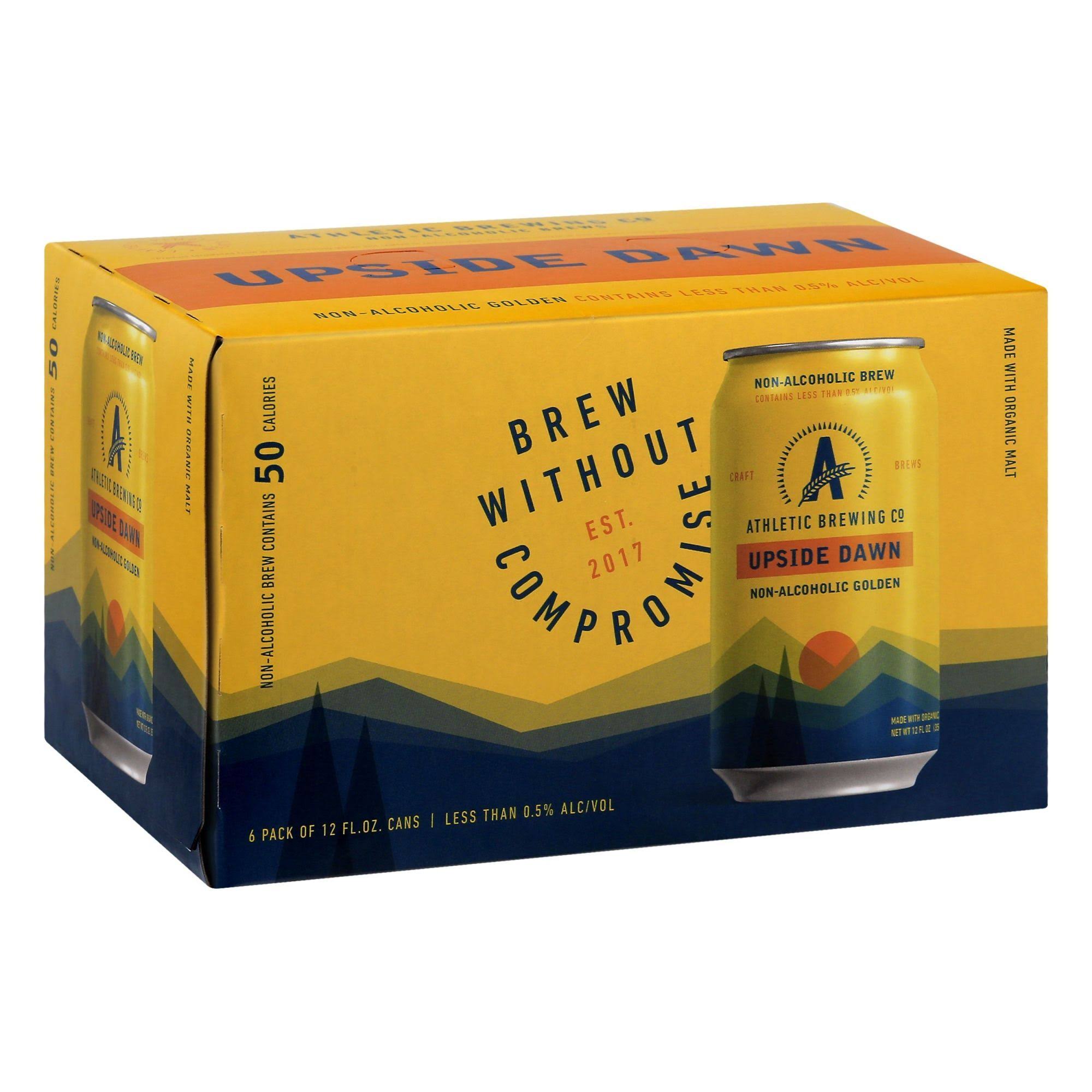 Athletic Brewing Co. Non Alcoholic Golden Beer Upside Dawn