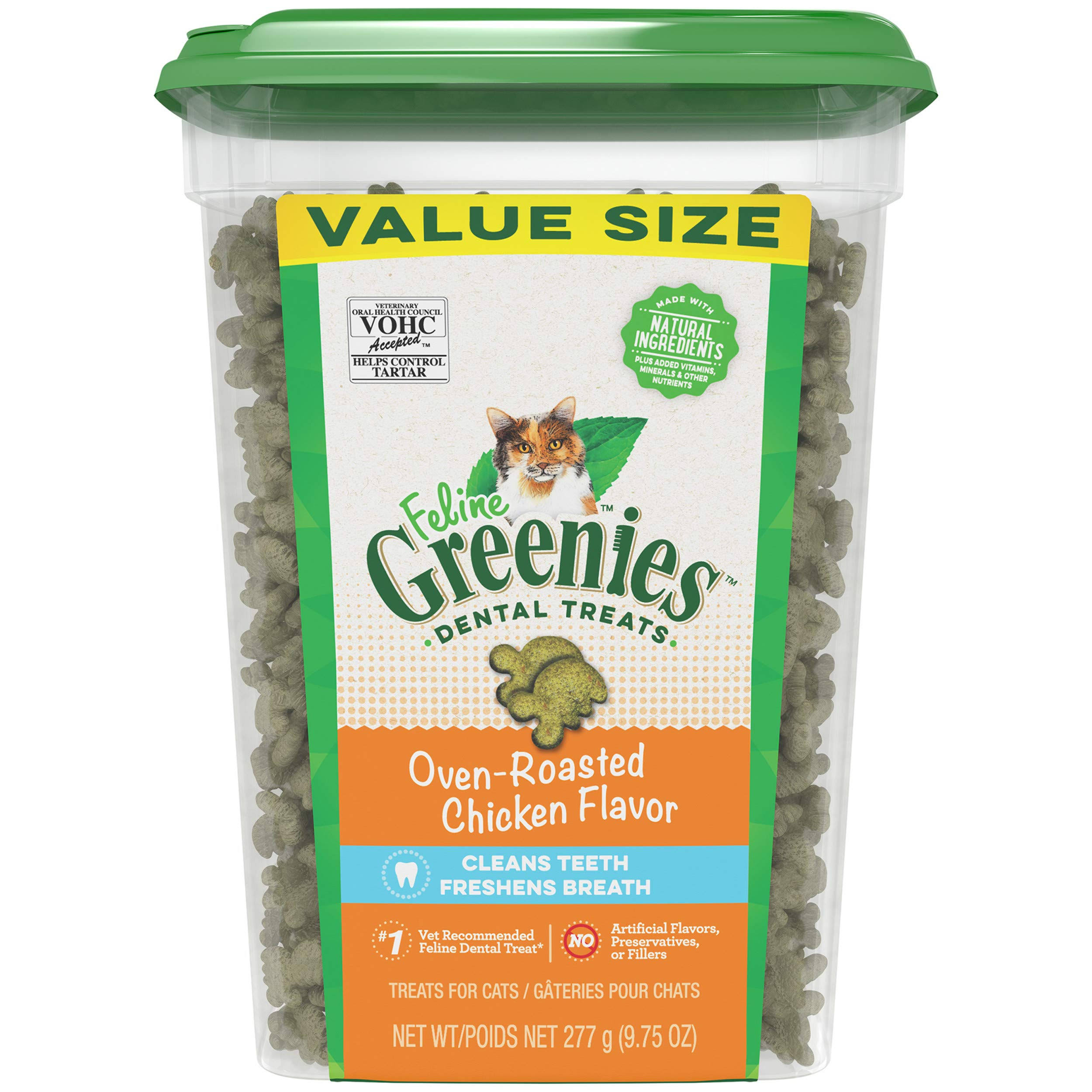 Greenies Feline Chicken Complete Dental Treat 9.75Oz