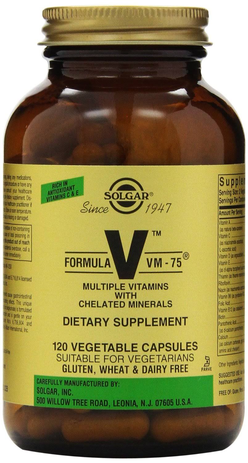 Solgar Formula Vm 75 Vegetable Capsules - 60 Capsules