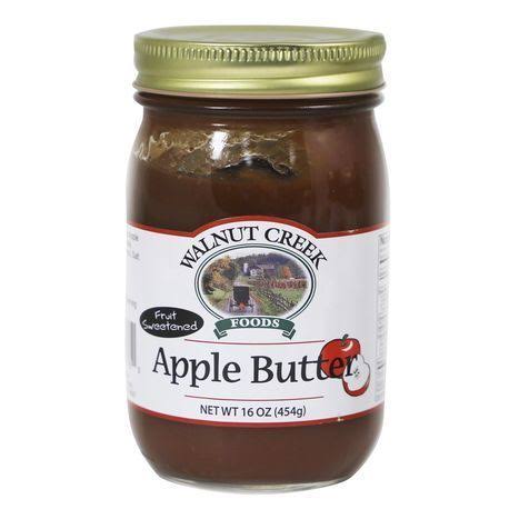 Walnut Creek Fruist Sweetened Amish Apple Butter 16 oz Jar