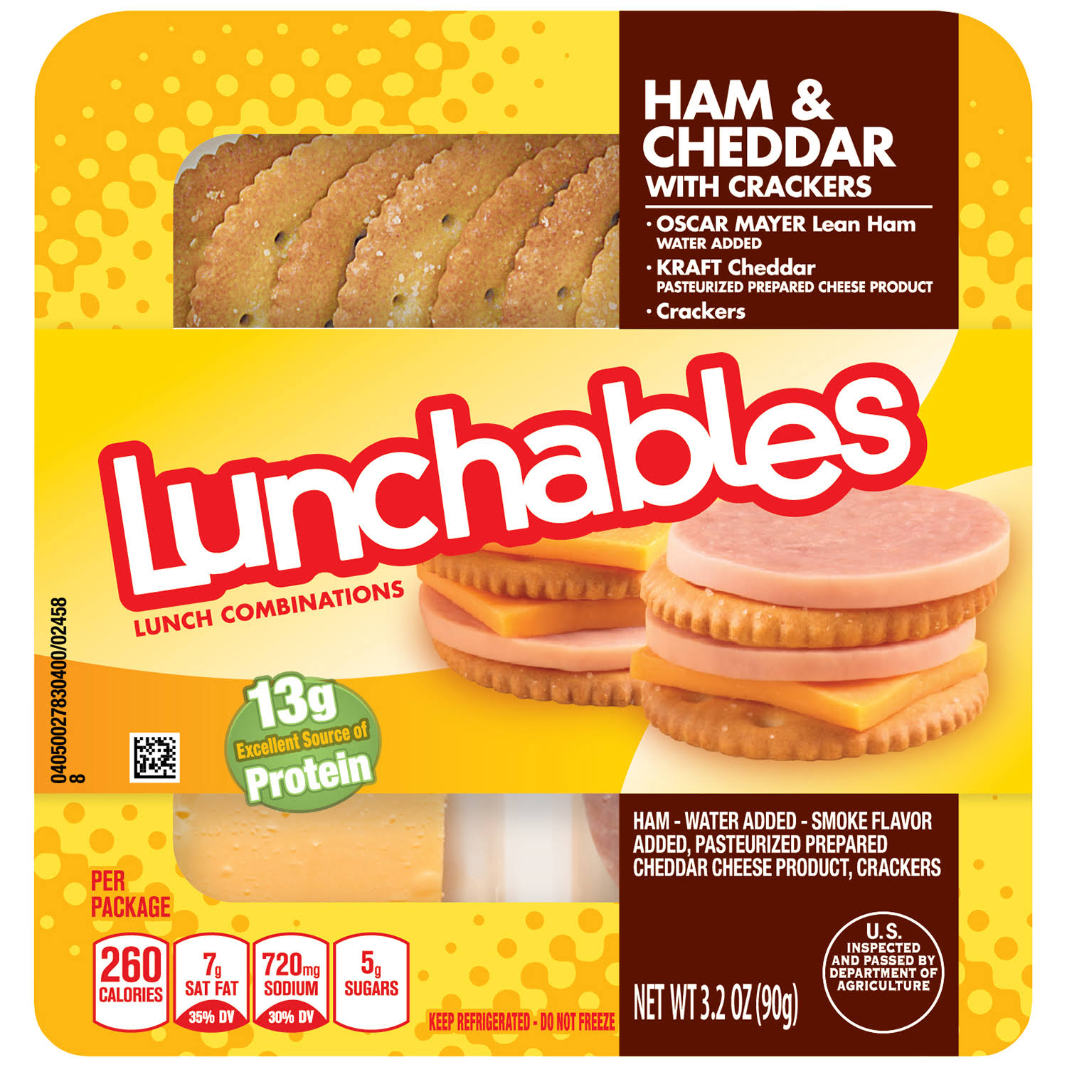 Kraft Oscar Mayer Lunchable Ham and Cheddar Cheese - 4.5oz