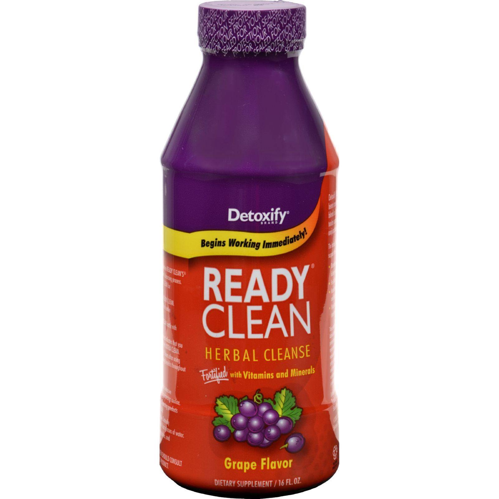 Detoxify Ready Clean Herbal Cleanse - Grape, 16oz
